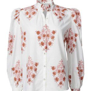 ALIX OF BOHEMIA ANNABEL PINK DAHLIA BLOUSE